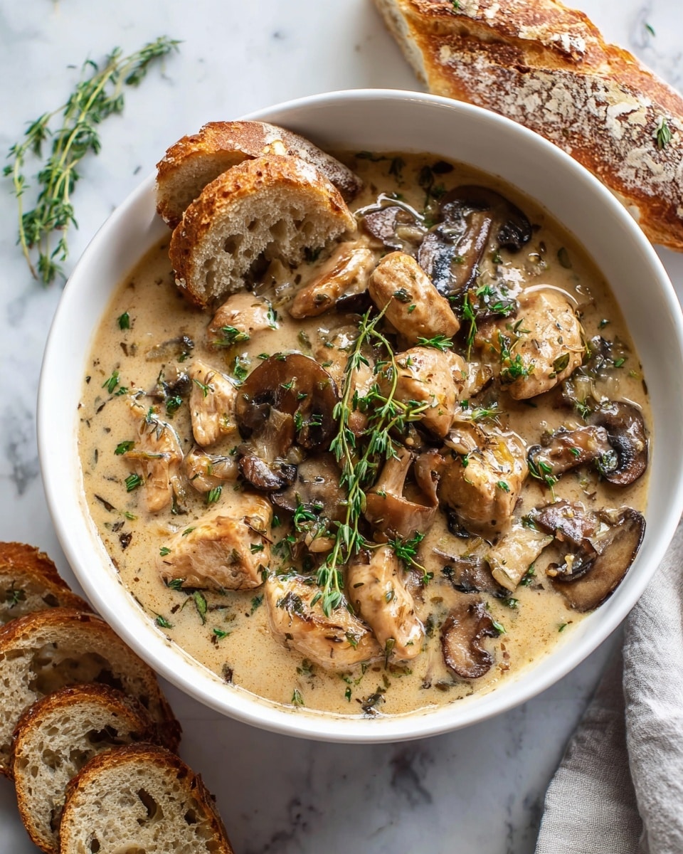 Low-Carb Chicken Mushroom Soup Recipe