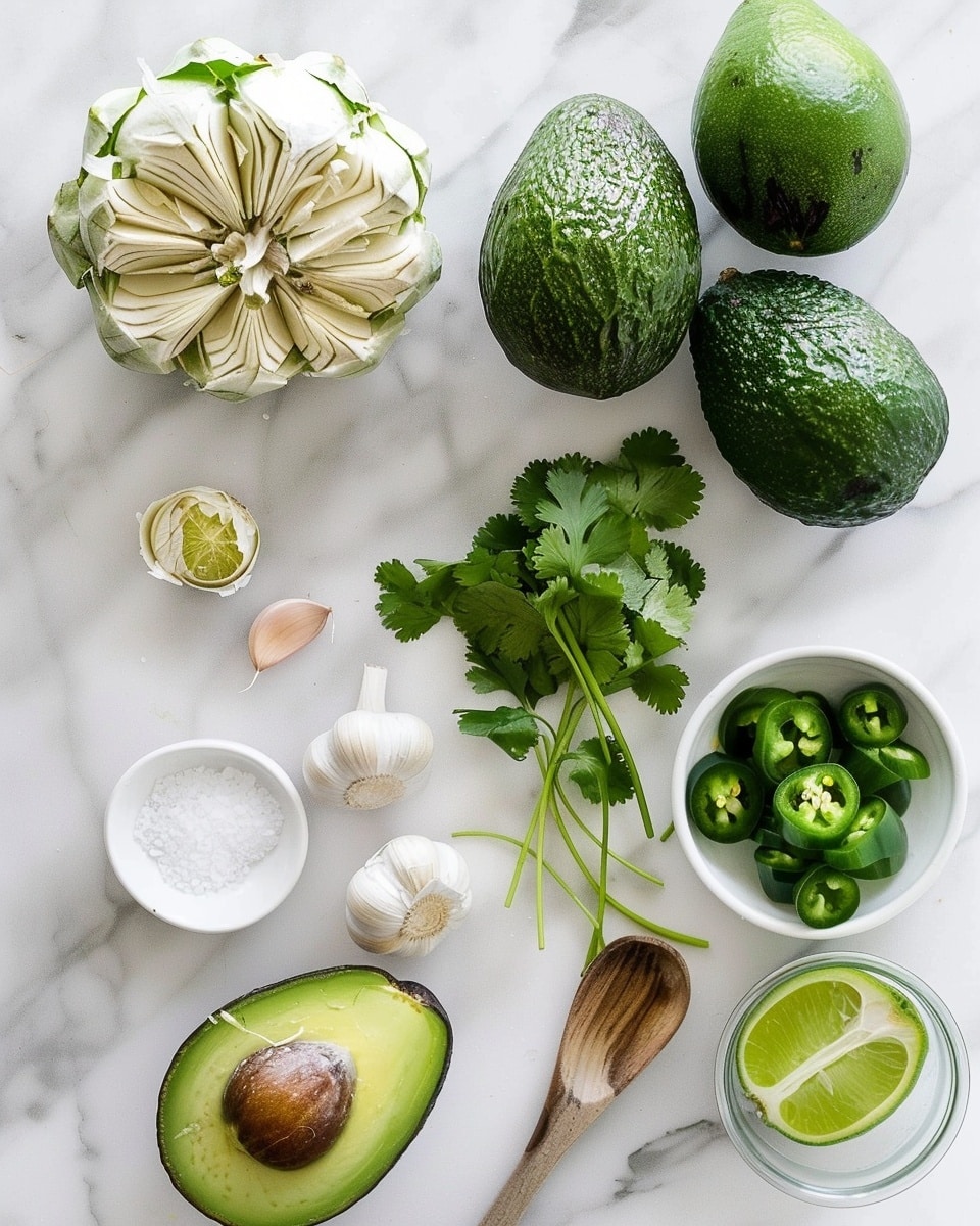 Single white bowl filled with a generous serving of thick green salsa verde, close-up angle highlighting the coarse texture with visible bits of herbs, seeds, and roasted ingredients, some shimmer from the fresh oils, steam lightly rising, garnished with a small sprig of cilantro on top, placed on a white marble surface, natural lighting creating an intimate plated serving scene photo taken with an iphone --ar 4:5 --v 7