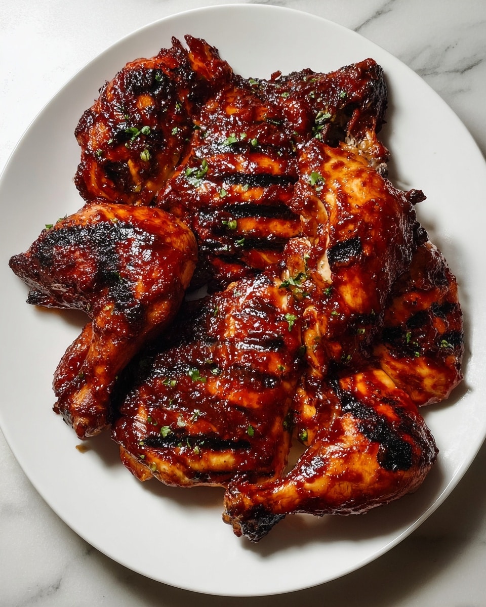 Grilled Spicy BBQ Chicken Thighs Recipe