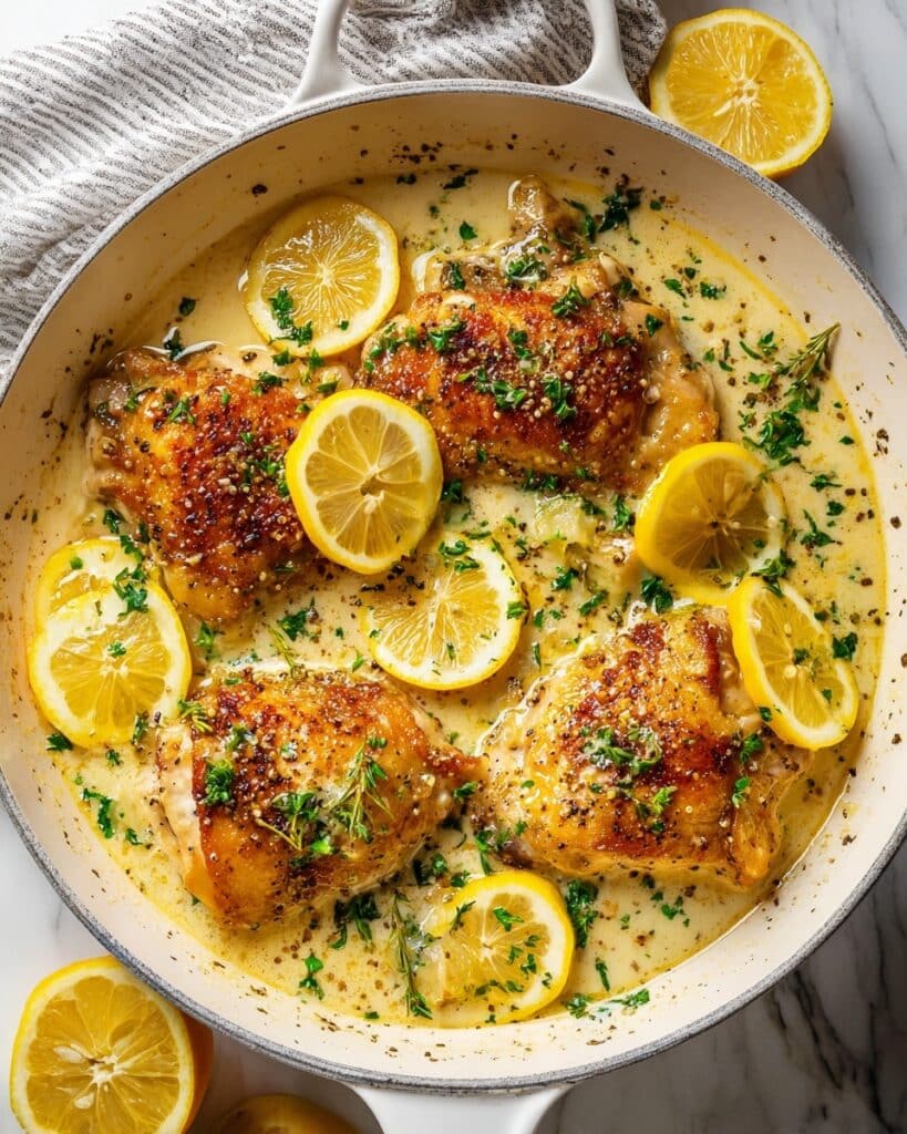 Easy Creamy Lemon Chicken Recipe