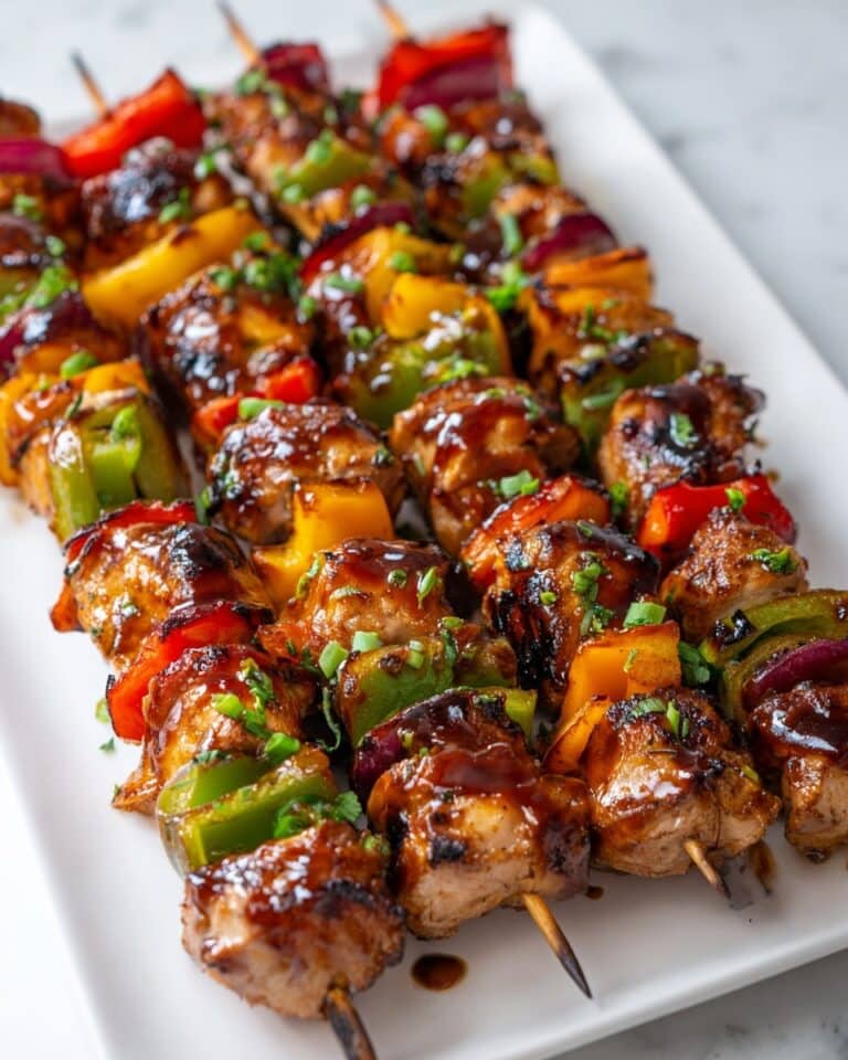 Grilled Teriyaki Chicken Skewers Recipe