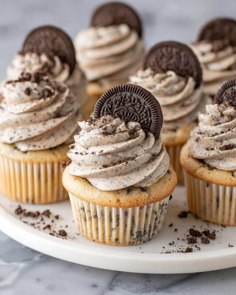 Oreo Cupcakes with Cookies and Cream Frosting Recipe